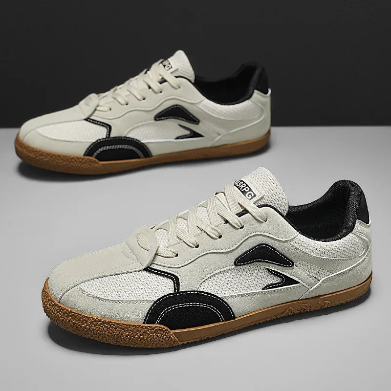 Cross-border Large-Sized Mesh Lace-Up Breathable Anti-Slip Retro Thin Soft Sole Forrest Gump Men's Shoes 2026