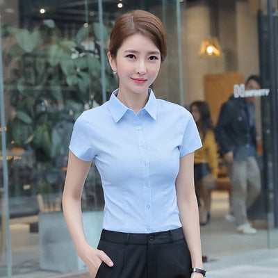 Women Shirts Blouses Women White Shirt Long Sleeve Blouse Female Tops OL Basic Shirt Blouses 2023 Fashion Elegant Woman Clothing