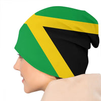 NOISYDESIGNS New Knitted Hats For Women Jamaica Flag 3D Pattern Beanie Hat Autumn And Winter Female Cap Keep Warm Winter Hat