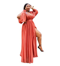 African Dresses for Women Spring Autumn African Women Long Sleeve Plus Size Long Dress Maxi Dress African Clothes Women S-5XL