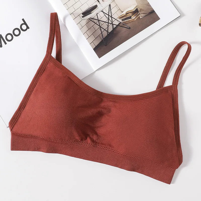 Seamless Tube Top Bra Backless Non-Wire Underwear Sexy Lingerie Women's Crop Top with Removable Pads Sports Bralette