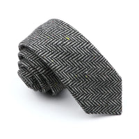 Original Wool Tie High Quality Gift Ties Handmade Soft Casual Fashion Men Woven Skinny Necktie For Wedding Party New Arrival