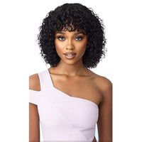 Afro Curly Wig Human Hair Full Wig 100% Real Hair Afro Curls Wigs For Black Highlight Women