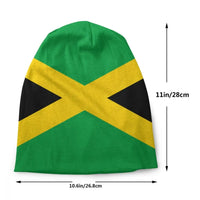 NOISYDESIGNS New Knitted Hats For Women Jamaica Flag 3D Pattern Beanie Hat Autumn And Winter Female Cap Keep Warm Winter Hat