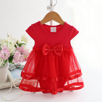 Baby bodysuit infant girls princess dress clothes baby christening baptism gown party bodysuit