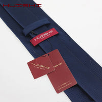 Banquet England Style Necktie Journalist Stripe Shape Waterproof Tie Men Formal Business Navy Solid Suit Evening Dress Neck Tie