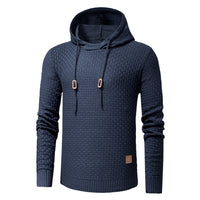 Plus Size 3XL Men Spring New Cotton Warm Knitted Sweater Pullover Men Autum 3D Pattern Casual Hooded Sweater Coat Pull Homme Men