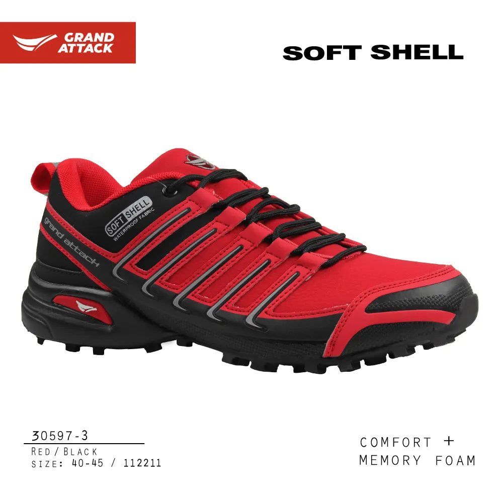 Grand Aanval Mannen Schoenen Trail Running Sneakers Outdoor Wandelen Wandelen Trekking Backpacken Antislip Waterbestendig Trainers