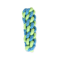 1pc Pet Dog Toy Rope Double Knot Cotton Braided Dog Rope