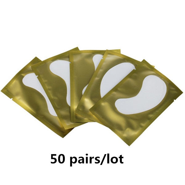 50/100 Pairs Eyepatch for Eyelash Extension Individual Pads Silk Eye Patches Under Eye Pads Lash Eyelash Extension Patches