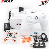 Emax Tinyhawk S II Indoor FPV Racing Drone with F4 16000KV Nano2 camera and LED Support 1/2S Battery 5.8G FPV Glasses RC Plane