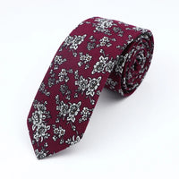 New Floral Elegant Tie For Men Women 100% Cotton Beautiful Flower Paisley Necktie Narrow Skinny Cravat Wedding Casual Corbatas