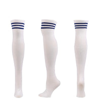 Classic wild stripes Fashion Three Bars Knee Socks Dance Pantyhose Stockings Breathable College style High-Top Women's Socks