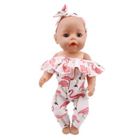 Doll Clothes Unicorn Suits Fit 18 Inch American Of Girl`s &Baby Born Doll 43cm Born Babies Doll Clothes，Toys For Girls