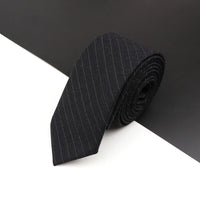 High Quality Classical Color Black Grey Skinny 100% Wool Tie Men Necktie For Business Meeting Fashion Shirt Dress Accessories