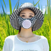 Sun Protection Hat Women Wide Brim Upf 50 Breathable Sunshade For Farm Work Tea Picking Outdoor Activities