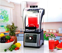 With noise cover commercial big 1.6L 1600W ice blender smoothis machine,ice crusher machine