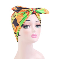 New Hair bands African Pattern Print Knotted Style Headband For Women Sport Yoga Salon Make Up Hair Wrap Fashion Accessories