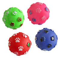 1pcs Diameter 6cm Squeaky Pet Dog Ball Toys for Small Dogs Rubber Chew Puppy Toy