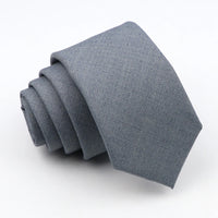 New Classic Solid Color Ties High Quality Soft Thin Casual Skinny Black Beige Blue Neck Tie Business Wedding Dinner Slim Men Tie