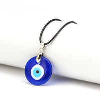 1pc Blue Glass Evil Eye 30mm Evil Eye Charms Necklace Pendants For Women Evil Eye Necklace Jewelry Accessories Findings Making