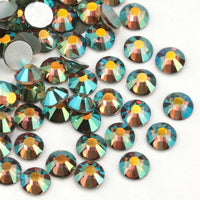 SS16 SS20 SS30 Glitter Rhinestone Crystal AB Non Hot Fix Flat back Rhinestone Apparel for Nail Art Fabric Garment