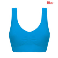 2023 Sexy Bra Top Women Fitness Seamless Bra Padded Dry Quick Push Up Natural Color Breathable Support seamless Bra Nylon