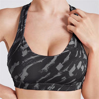 CXZD Sexy Sports Bra Top for Fitness Women Push Up Cross Straps Running Gym Femme Wear Padded Underwear Crop Tops Female