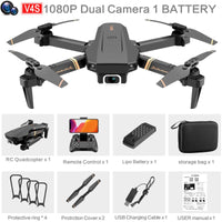 4DRC V4 RC Drone 4K 1080P HD Wide Angle Camera WiFi Fpv Dual Camera Foldable Quadcopter Real Time Transmission Dron Gift Toys