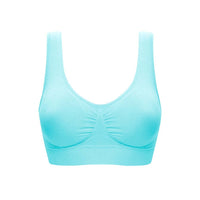 2023 Sexy Bra Top Women Fitness Seamless Bra Padded Dry Quick Push Up Natural Color Breathable Support seamless Bra Nylon