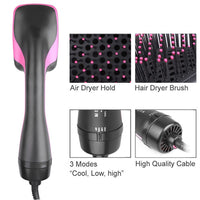 Travel Blow Dryer Comb Hair Dryer Brush Electric Hot Air Comb Women's Hair Brush Professional Hairdryer Hairbrush