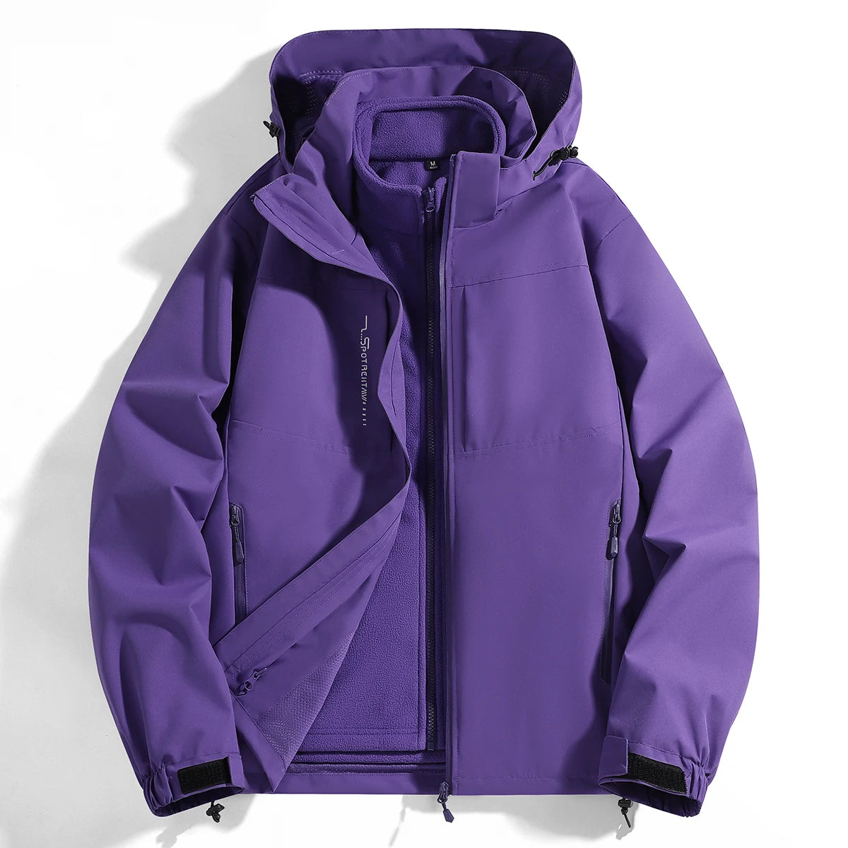 ANSZKTN Autumn and Winter Outdoor Three-in-one Men and Women Mountain Travel Waterproof Jacket