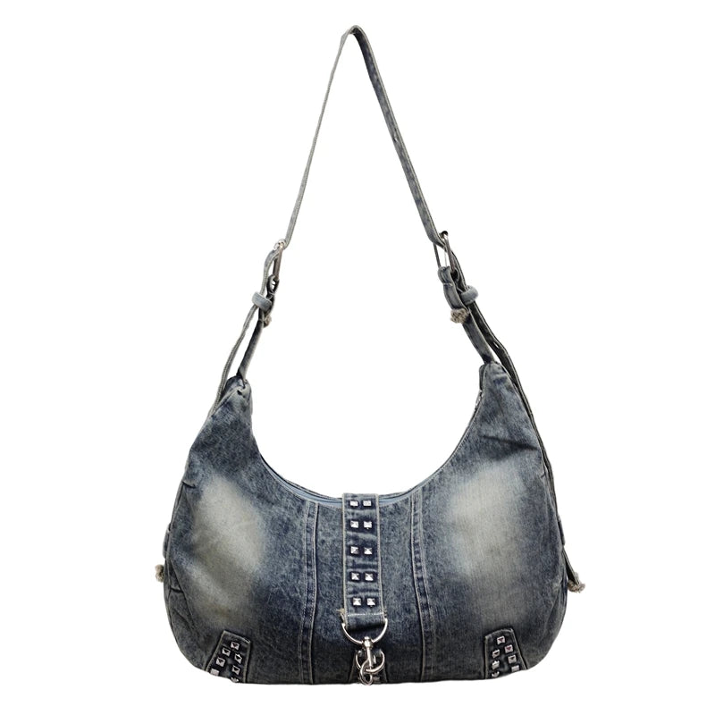 High Quality Women Denim Handbags Tote Bags Large Capacity Ladies Shoulder Messenger Bags for Women Casual Female Shopping Bag