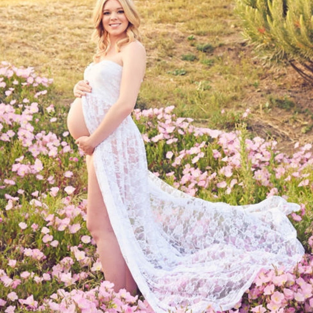Photography Props Sexy Maternity Dress Sleeveless Strapless Lace Maxi Mega Mart Center Photography Props Sexy Maternity Dress Sleeveless Strapless Lace Maxi Mega Mart Center