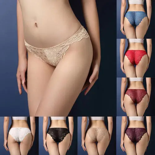 New Fashion Sexy Lace Underpants Women 8 colors Knickers Stylish Briefs Soft Lady Casual Underwear Shorts Panties