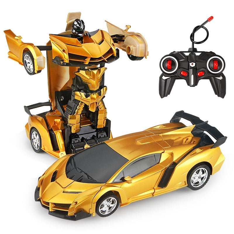 26 Styles RC Car Transformation Robots Sports Vehicle Model Robots Toys Remote Cool RC Deformation Cars Kids Toys Gifts For Boys