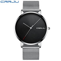 Men Watches Men&#39;s Quartz Wristwatches Male Clock CRRJU Top Brand Luxury Relogio Masculino Wrist Watches Meski For Sports