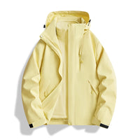 High Quality Unisex Winter Wear Sports Outdoor Softshell Jacket Inner Fleece Material Hooded Style Men's Softshell Jacket