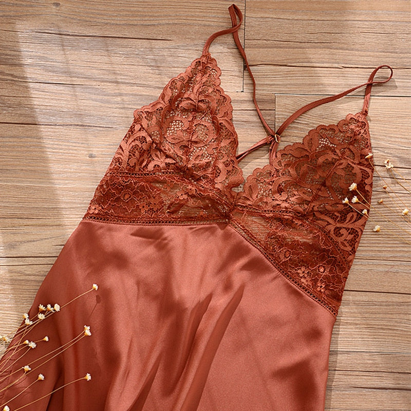 Summer Sexy Night Dress Lace Nightgown Women's New Lingerie Backle Mega Mart Center Summer Sexy Night Dress Lace Nightgown Women's New Lingerie Backle Mega Mart Center