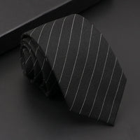 Mens Classic Cotton Ties High Quality Handmade Skinny 6CM Neck Tie Plaid Solid Color Striped Narrow Business Shirt Accessories