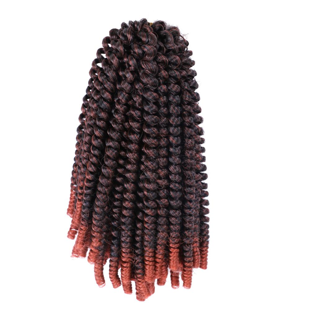 Saisity Ombre Synthetic Hair Extension Crochet Spring Twist Crochet Braiding Hair Jamaica Bounce Twist