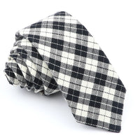 Fashion Plaid Tie For Men Women Colorful Skinny Cotton Necktie For Wedding Bussiness Casual Man's Neckties Suits Flower Cravat