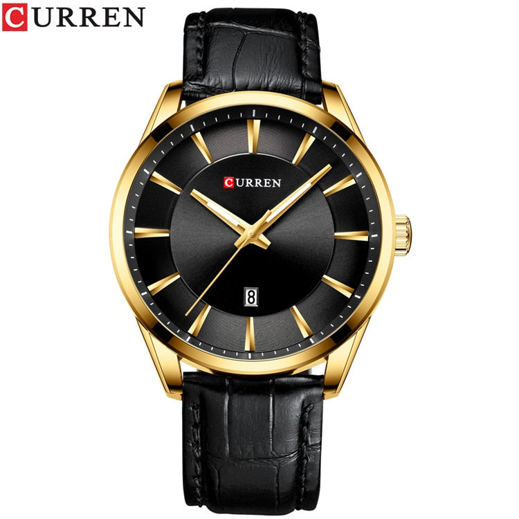 CURREN New Quartz Watches for Men Leather Strap Male Wristwatches Top Luxury Brand Business Men&#39;s Clock Reloj Hombres