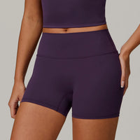 Tight Yoga Shorts For Women, High Waisted And Waist Cinching Fitness Pants, Hip Lifting And Running Sports Shorts