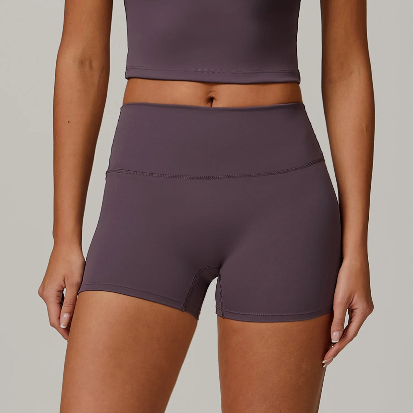 Tight Yoga Shorts For Women, High Waisted And Waist Cinching Fitness Pants, Hip Lifting And Running Sports Shorts