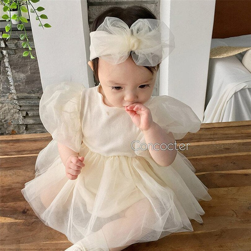 Baby Girls Dress Newborn Princess Baby Dress For Girl 1st Birthday Party Wedding Dress