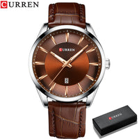 CURREN New Quartz Watches for Men Leather Strap Male Wristwatches Top Luxury Brand Business Men&#39;s Clock Reloj Hombres