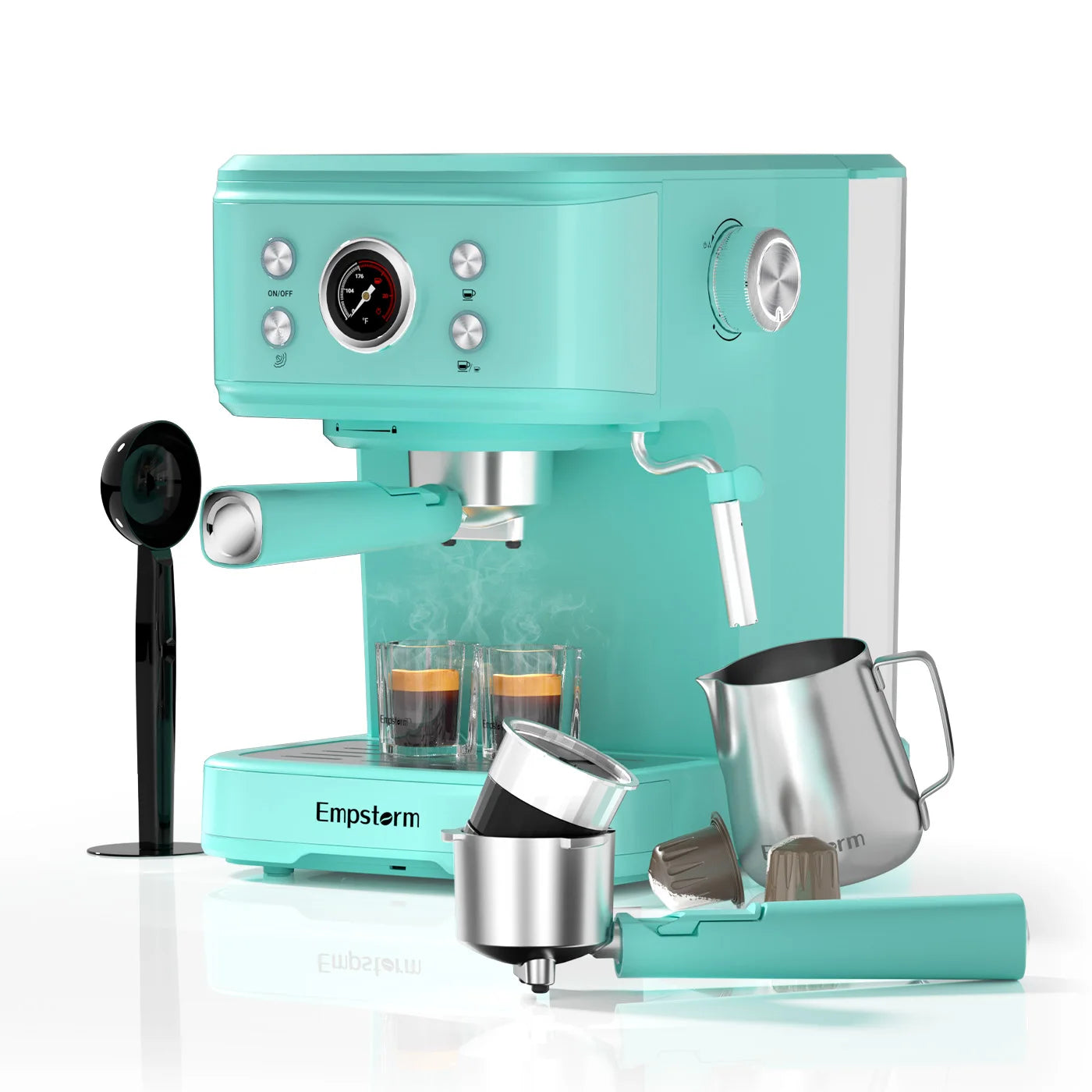 For Empstorm Professional 120v Home Espresso Capsule Coffee Maker Manual Cappuccino Electric Semi-Auto for Hotels