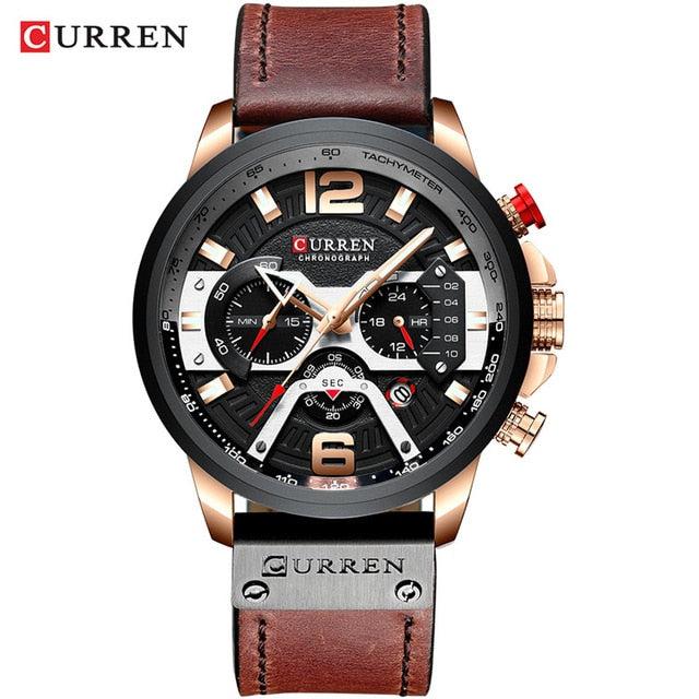 CURREN Blue Watches Top Brand Luxury Men Sport Watch Quartz Clock Man Casual Military Waterproof Wrist Watch Relogio Masculino