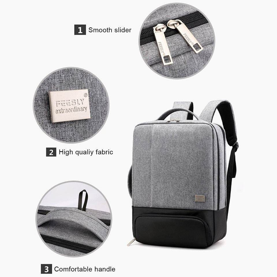 17 Inch 15.6'' Anti Theft Male Notebook Trip Back Pack  Laptop Backpacks Office Women Travel Bagpack Mens school bag Backpack